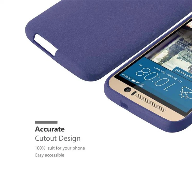 Cadorabo Hülle kompatibel mit HTC ONE M9 Schutzhülle aus flexiblem TPU Silikon