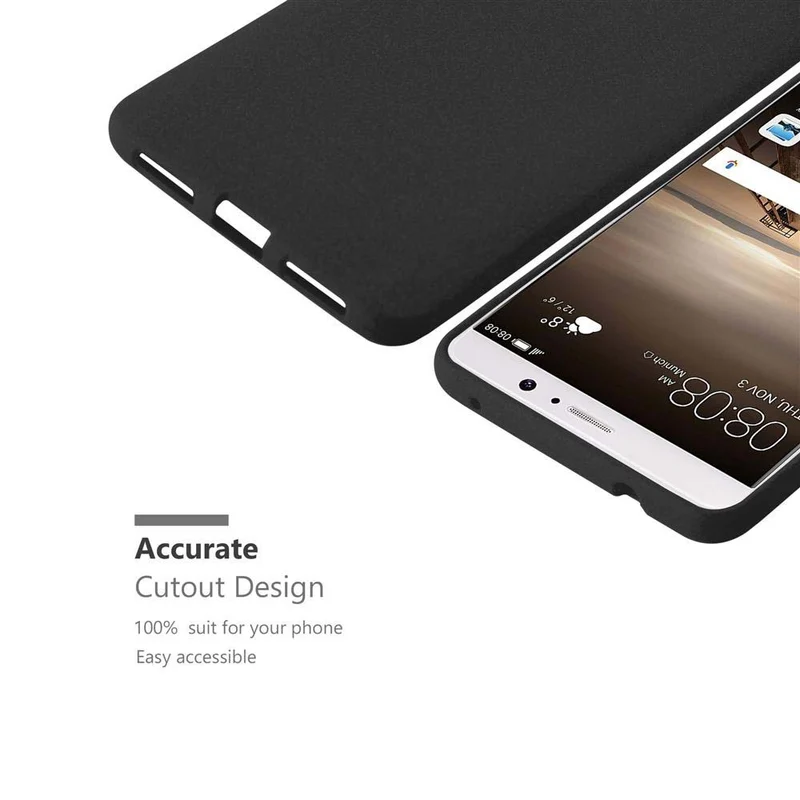 Cadorabo Hülle kompatibel mit Huawei MATE 9 Schutzhülle aus flexiblem TPU Silikon