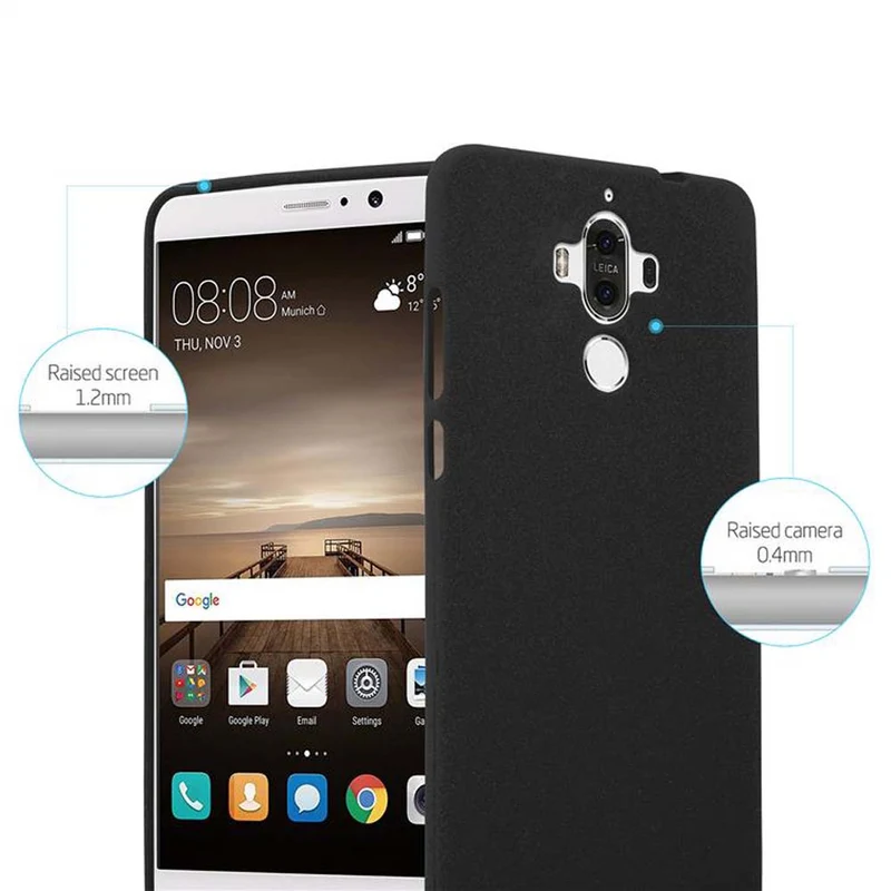 Cadorabo Hülle kompatibel mit Huawei MATE 9 Schutzhülle aus flexiblem TPU Silikon
