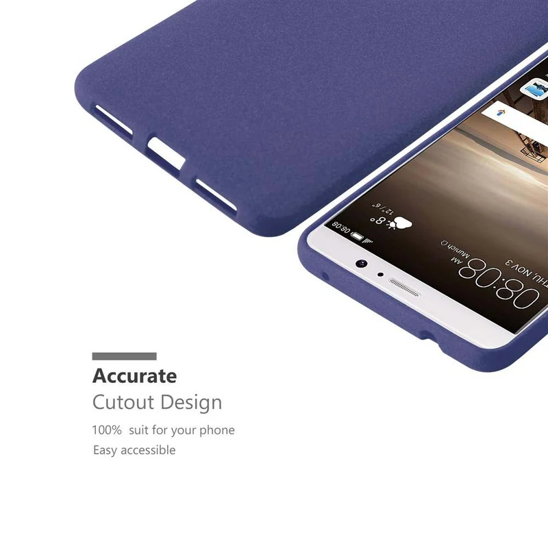 Cadorabo Hülle kompatibel mit Huawei MATE 9 Schutzhülle aus flexiblem TPU Silikon