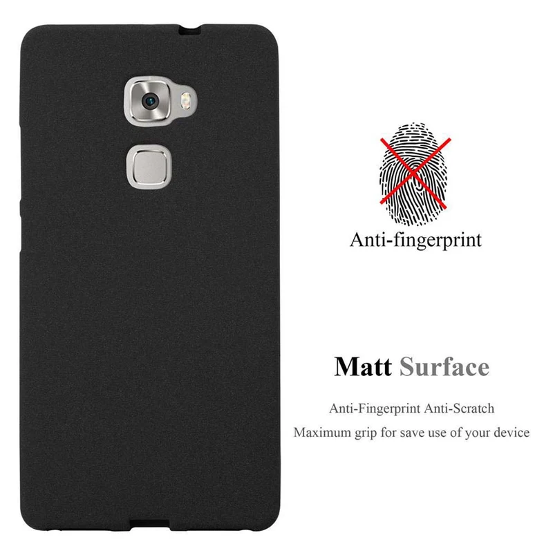 Cadorabo Hülle kompatibel mit Huawei MATE S Schutzhülle aus flexiblem TPU Silikon