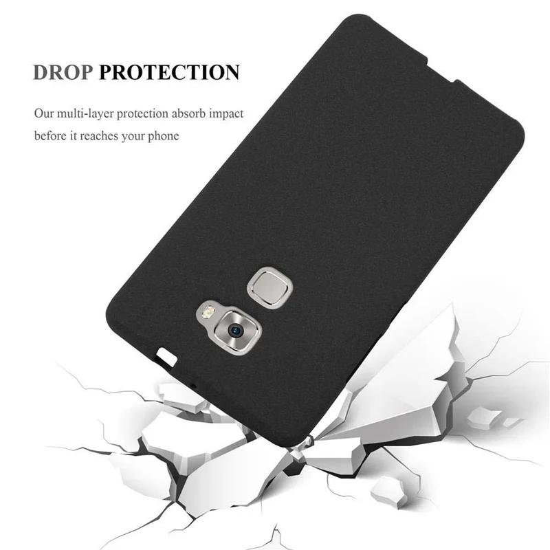 Cadorabo Hülle kompatibel mit Huawei MATE S Schutzhülle aus flexiblem TPU Silikon