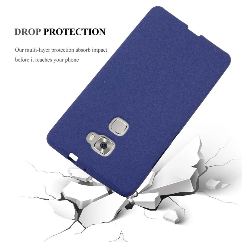 Cadorabo Hülle kompatibel mit Huawei MATE S Schutzhülle aus flexiblem TPU Silikon