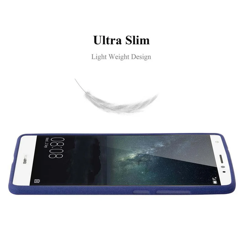 Cadorabo Hülle kompatibel mit Huawei MATE S Schutzhülle aus flexiblem TPU Silikon