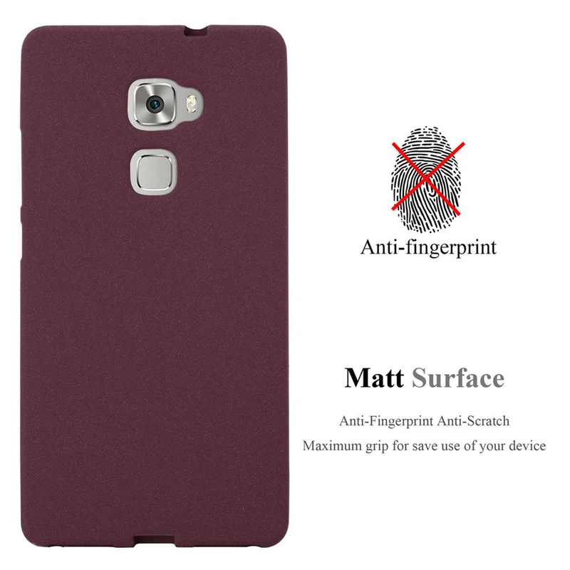 Cadorabo Hülle kompatibel mit Huawei MATE S Schutzhülle aus flexiblem TPU Silikon