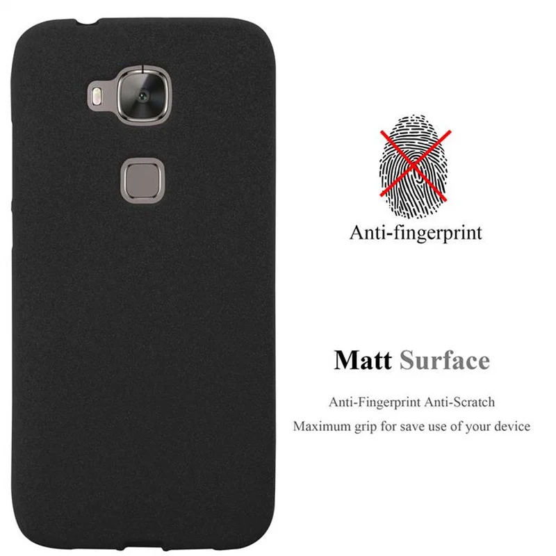 Cadorabo Hülle kompatibel mit Huawei ASCEND G7 PLUS / G8 / GX8 Schutzhülle aus flexiblem TPU Silikon