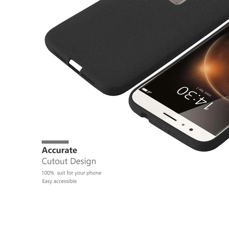 Cadorabo Hülle kompatibel mit Huawei ASCEND G7 PLUS / G8 / GX8 Schutzhülle aus flexiblem TPU Silikon