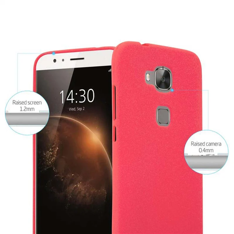 Cadorabo Hülle kompatibel mit Huawei ASCEND G7 PLUS / G8 / GX8 Schutzhülle aus flexiblem TPU Silikon