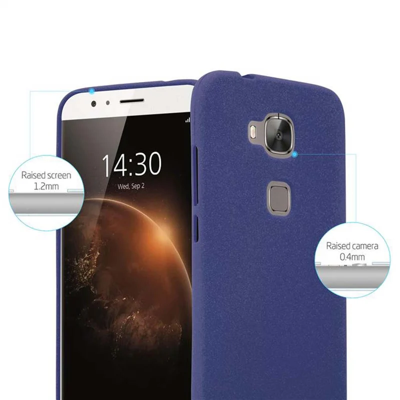 Cadorabo Hülle kompatibel mit Huawei ASCEND G7 PLUS / G8 / GX8 Schutzhülle aus flexiblem TPU Silikon