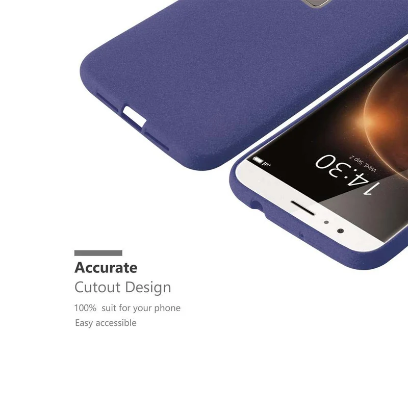 Cadorabo Hülle kompatibel mit Huawei ASCEND G7 PLUS / G8 / GX8 Schutzhülle aus flexiblem TPU Silikon
