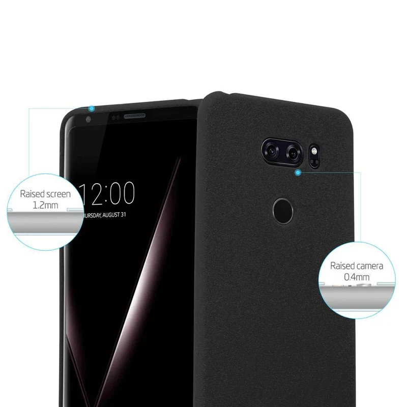 Cadorabo Hülle kompatibel mit LG V30 / V30+ / V30S / V30S+ Schutzhülle aus flexiblem TPU Silikon