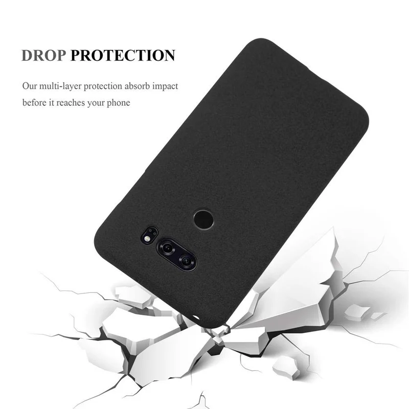 Cadorabo Hülle kompatibel mit LG V30 / V30+ / V30S / V30S+ Schutzhülle aus flexiblem TPU Silikon