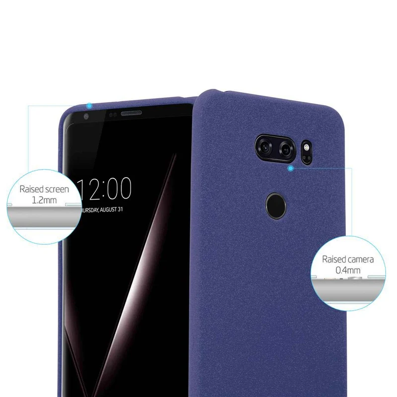 Cadorabo Hülle kompatibel mit LG V30 / V30+ / V30S / V30S+ Schutzhülle aus flexiblem TPU Silikon