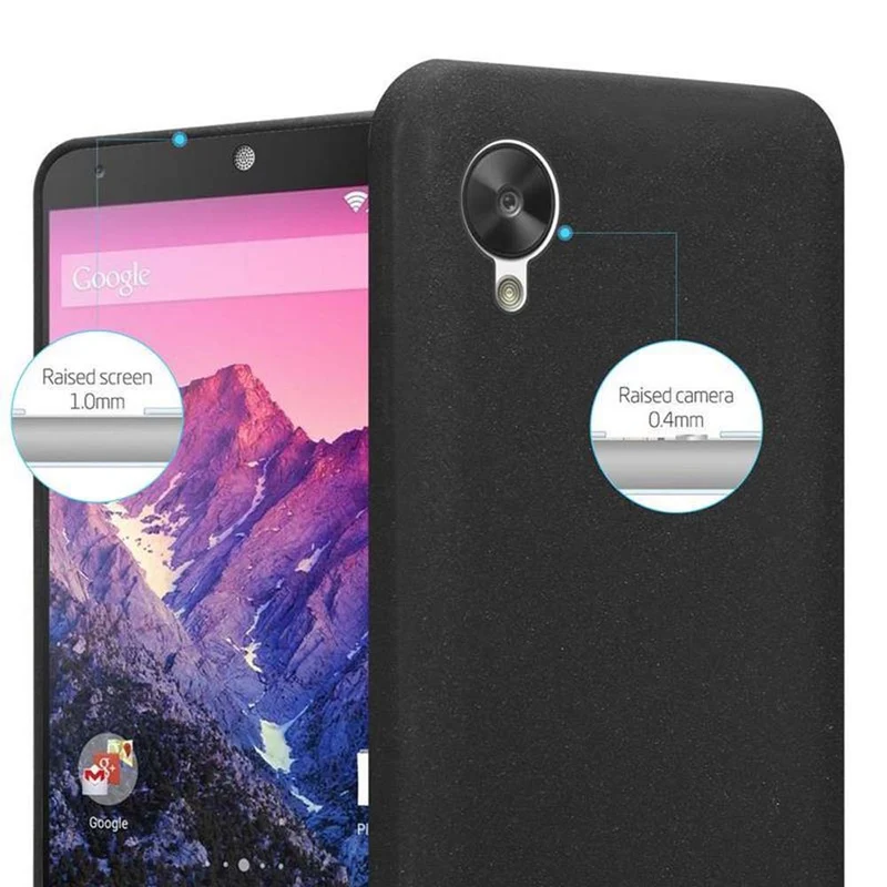 Cadorabo Hülle kompatibel mit LG Google NEXUS 5 Schutzhülle aus flexiblem TPU Silikon