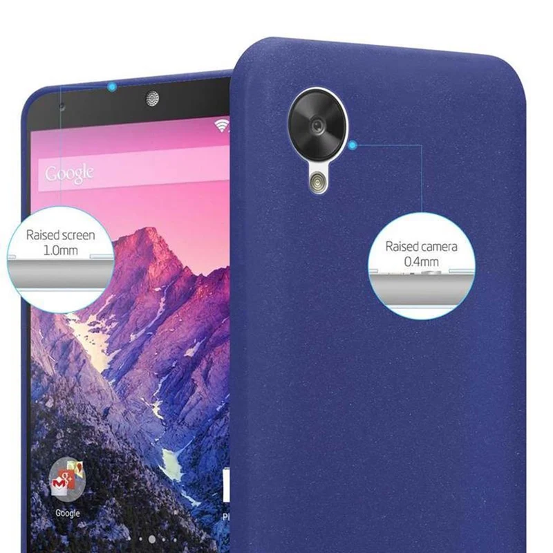 Cadorabo Hülle kompatibel mit LG Google NEXUS 5 Schutzhülle aus flexiblem TPU Silikon