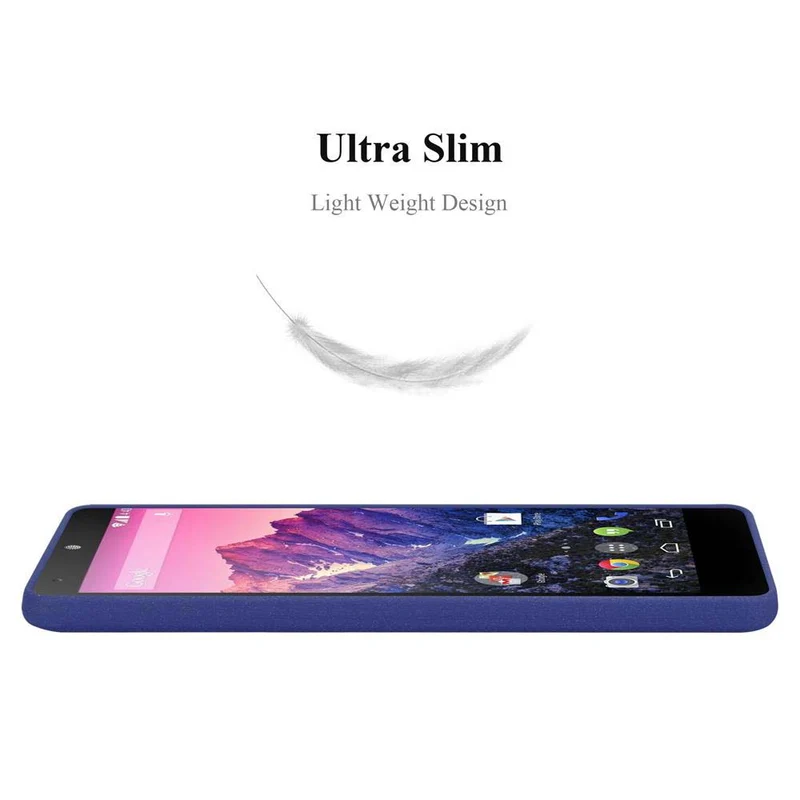 Cadorabo Hülle kompatibel mit LG Google NEXUS 5 Schutzhülle aus flexiblem TPU Silikon