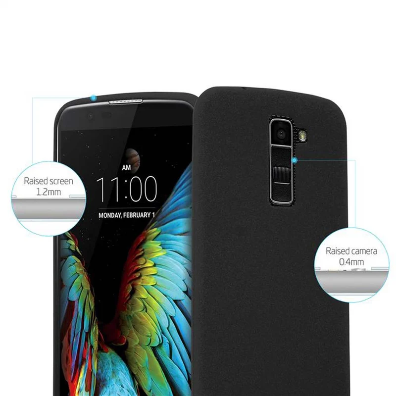 Cadorabo Hülle kompatibel mit LG K10 2016 Schutzhülle aus flexiblem TPU Silikon
