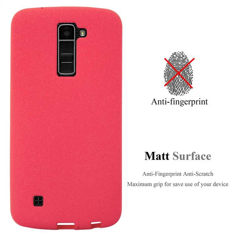 Cadorabo Hülle kompatibel mit LG K10 2016 Schutzhülle aus flexiblem TPU Silikon