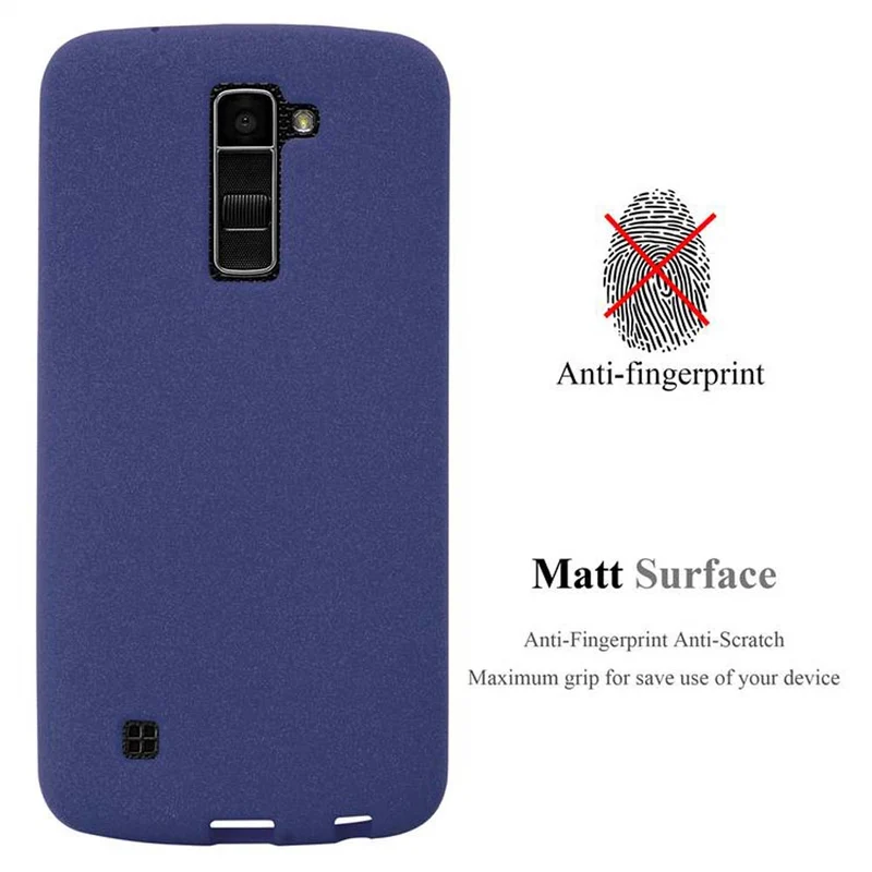 Cadorabo Hülle kompatibel mit LG K10 2016 Schutzhülle aus flexiblem TPU Silikon