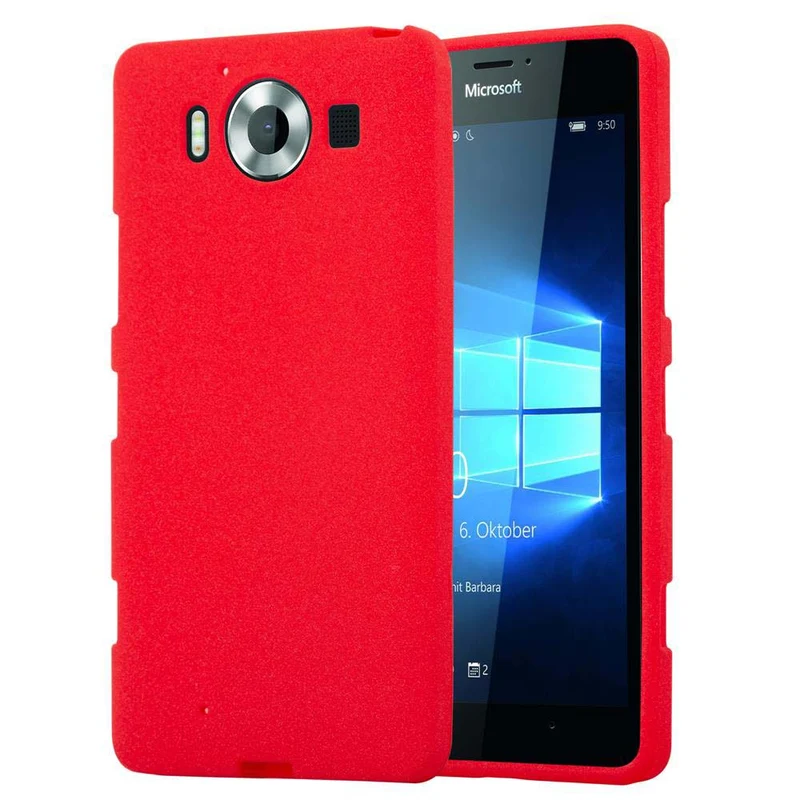 Cadorabo Hülle kompatibel mit Nokia Lumia 950 Schutzhülle aus flexiblem TPU Silikon