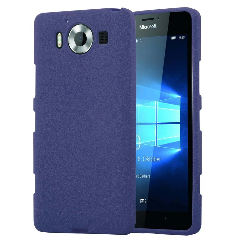 Cadorabo Hülle kompatibel mit Nokia Lumia 950 Schutzhülle aus flexiblem TPU Silikon