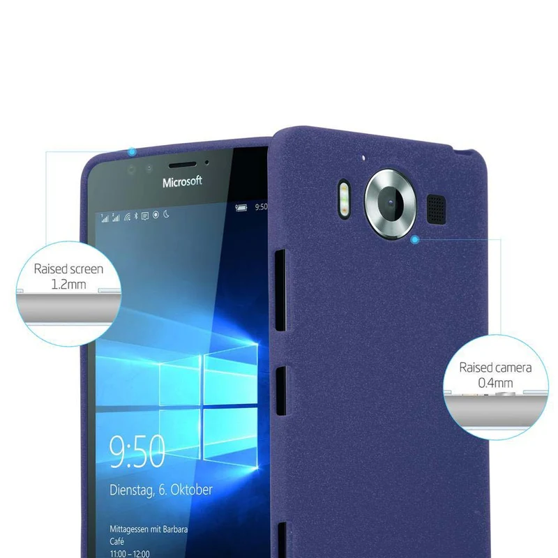 Cadorabo Hülle kompatibel mit Nokia Lumia 950 Schutzhülle aus flexiblem TPU Silikon