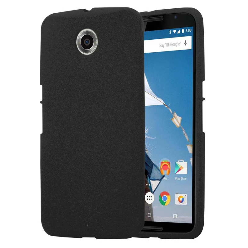 Cadorabo Hülle kompatibel mit Motorola Google NEXUS 6 Schutzhülle aus flexiblem TPU Silikon