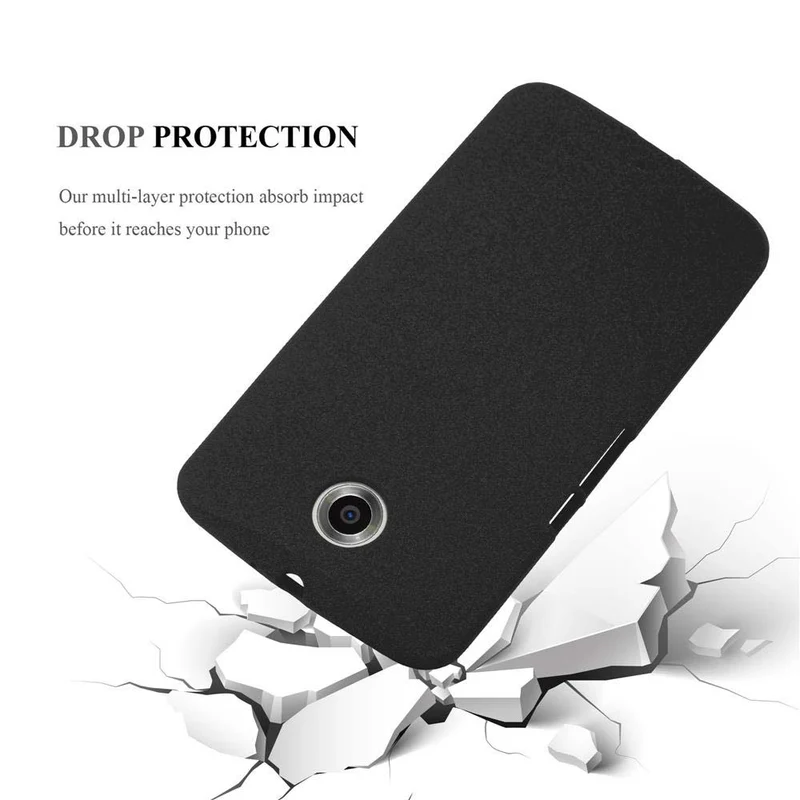 Cadorabo Hülle kompatibel mit Motorola Google NEXUS 6 Schutzhülle aus flexiblem TPU Silikon