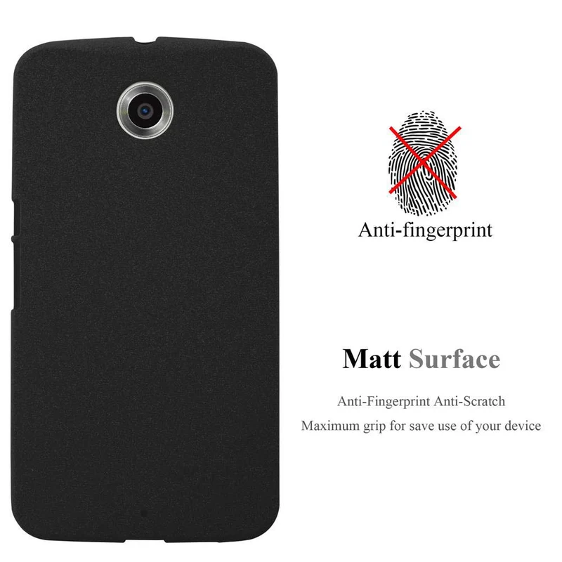 Cadorabo Hülle kompatibel mit Motorola Google NEXUS 6 Schutzhülle aus flexiblem TPU Silikon