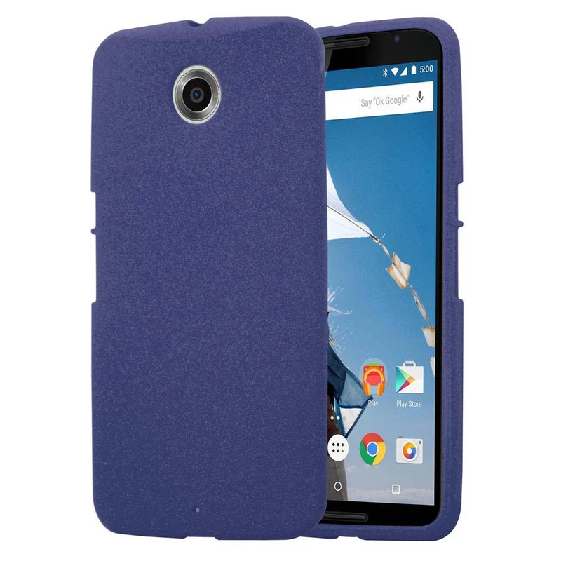 Cadorabo Hülle kompatibel mit Motorola Google NEXUS 6 Schutzhülle aus flexiblem TPU Silikon