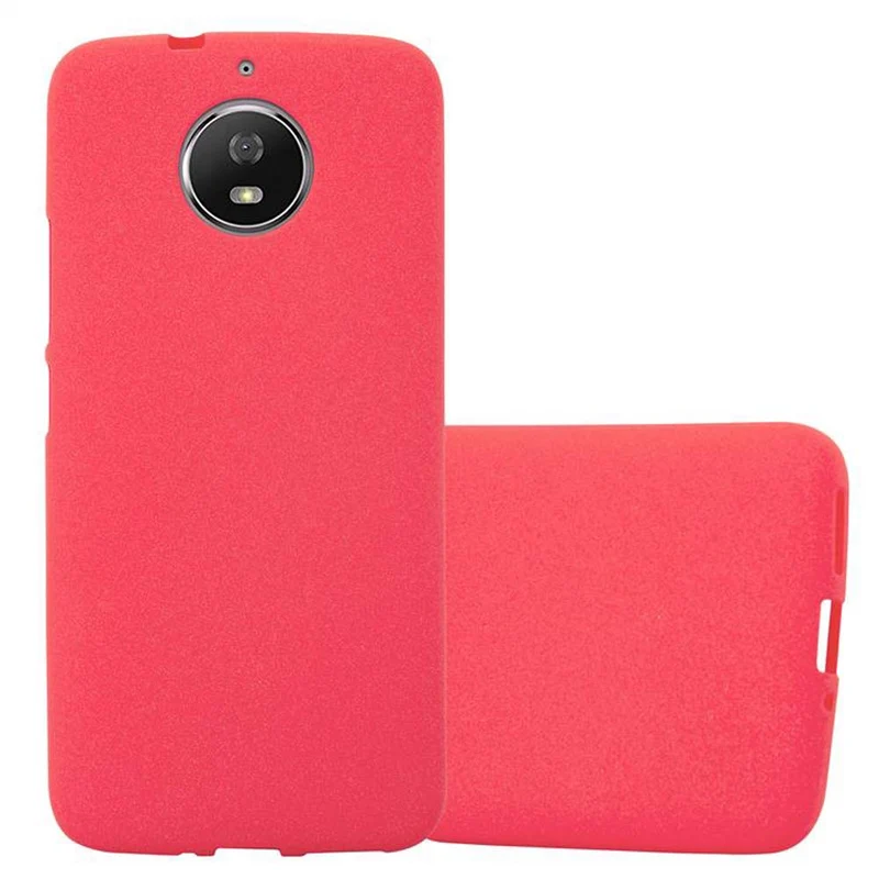 Cadorabo Hülle kompatibel mit Motorola MOTO G5S Schutzhülle aus flexiblem TPU Silikon