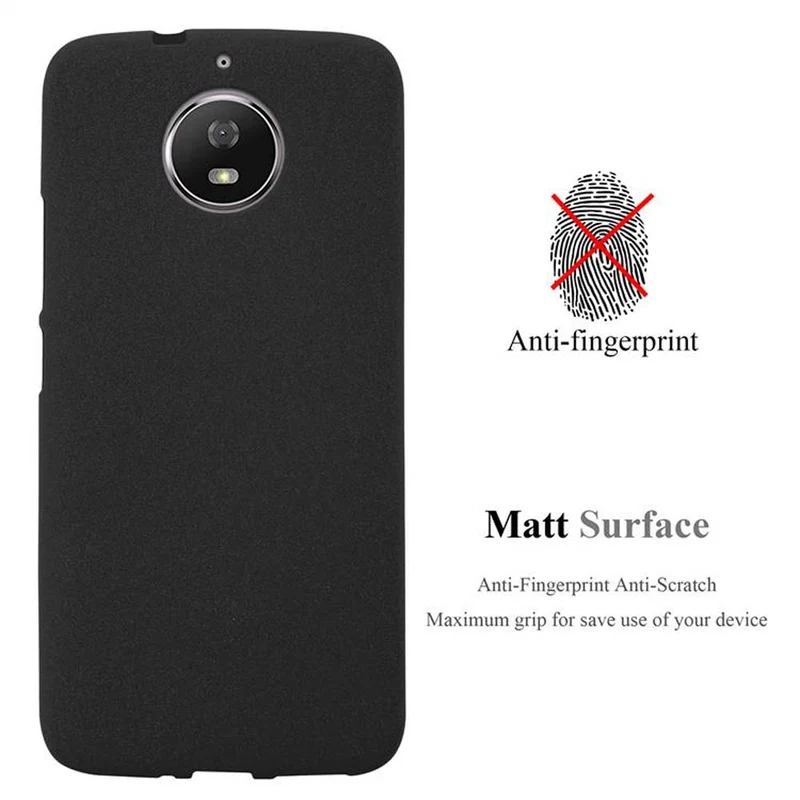 Cadorabo Hülle kompatibel mit Motorola MOTO G5S Schutzhülle aus flexiblem TPU Silikon