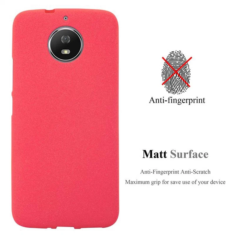 Cadorabo Hülle kompatibel mit Motorola MOTO G5S Schutzhülle aus flexiblem TPU Silikon