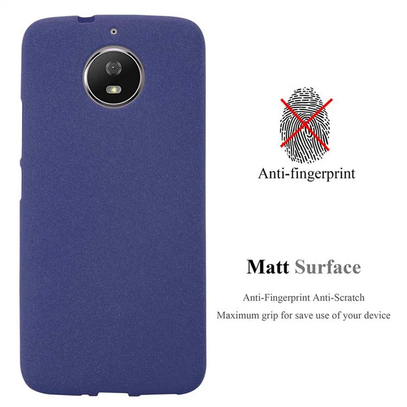 Cadorabo Hülle kompatibel mit Motorola MOTO G5S Schutzhülle aus flexiblem TPU Silikon