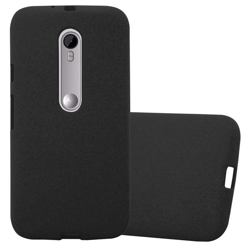 Cadorabo Hülle kompatibel mit Motorola MOTO G3 Schutzhülle aus flexiblem TPU Silikon