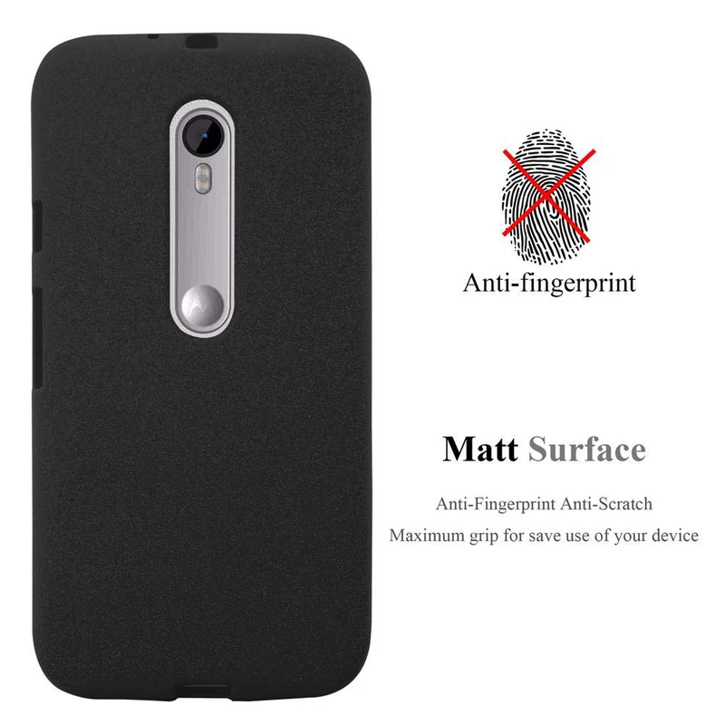 Cadorabo Hülle kompatibel mit Motorola MOTO G3 Schutzhülle aus flexiblem TPU Silikon