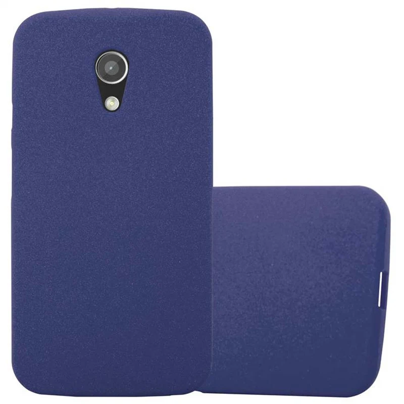 Cadorabo Hülle kompatibel mit Motorola MOTO G2 Schutzhülle aus flexiblem TPU Silikon