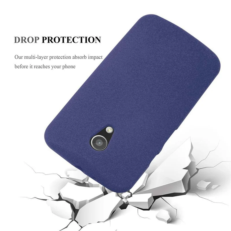 Cadorabo Hülle kompatibel mit Motorola MOTO G2 Schutzhülle aus flexiblem TPU Silikon