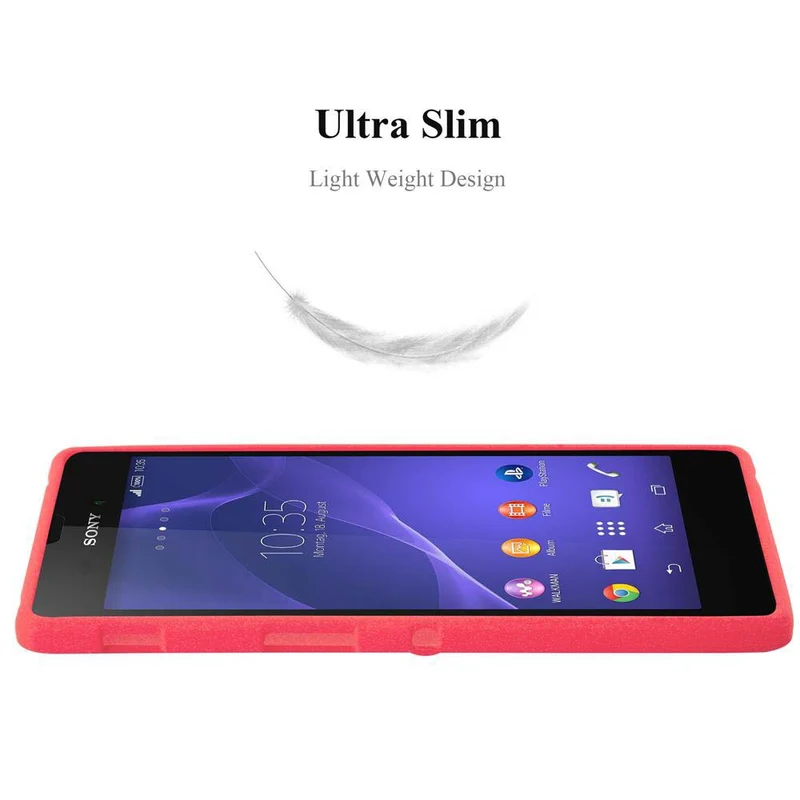 Cadorabo Hülle kompatibel mit Sony Xperia T3 Schutzhülle aus flexiblem TPU Silikon