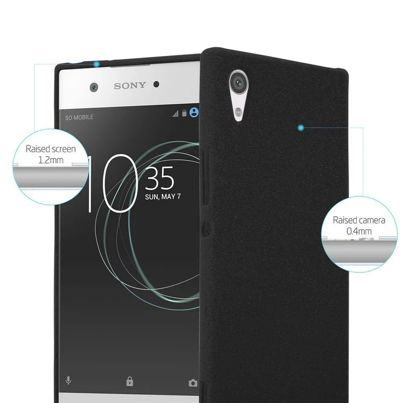 Cadorabo Hülle kompatibel mit Sony Xperia XA1 Schutzhülle aus flexiblem TPU Silikon
