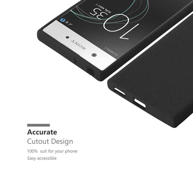 Cadorabo Hülle kompatibel mit Sony Xperia XA1 Schutzhülle aus flexiblem TPU Silikon