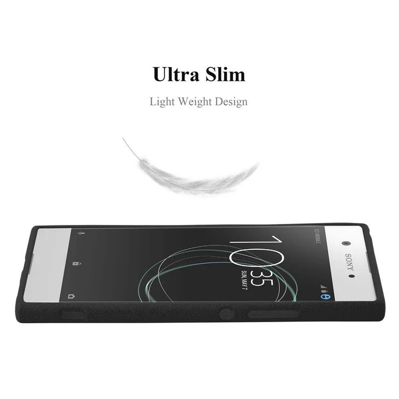 Cadorabo Hülle kompatibel mit Sony Xperia XA1 Schutzhülle aus flexiblem TPU Silikon