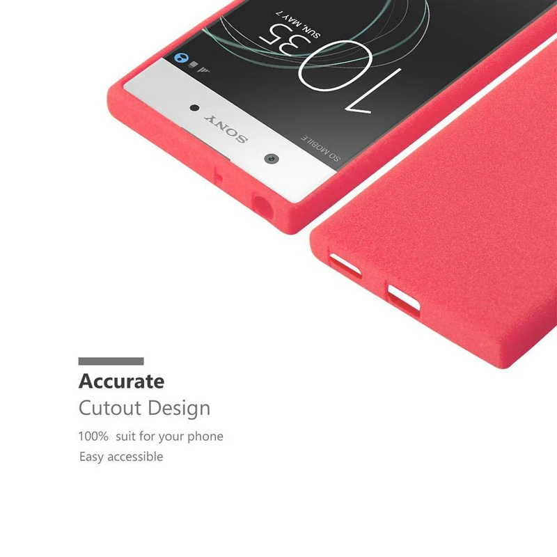 Cadorabo Hülle kompatibel mit Sony Xperia XA1 Schutzhülle aus flexiblem TPU Silikon