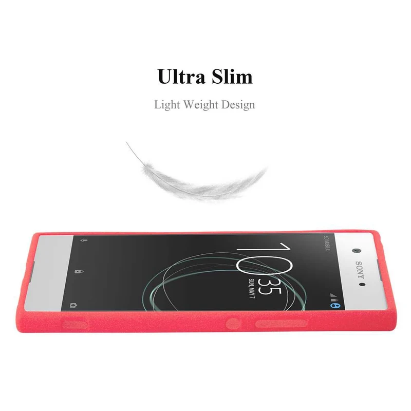 Cadorabo Hülle kompatibel mit Sony Xperia XA1 Schutzhülle aus flexiblem TPU Silikon