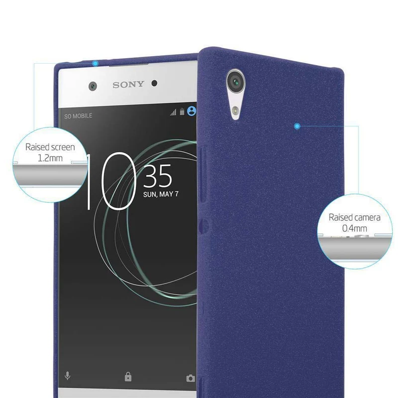 Cadorabo Hülle kompatibel mit Sony Xperia XA1 Schutzhülle aus flexiblem TPU Silikon