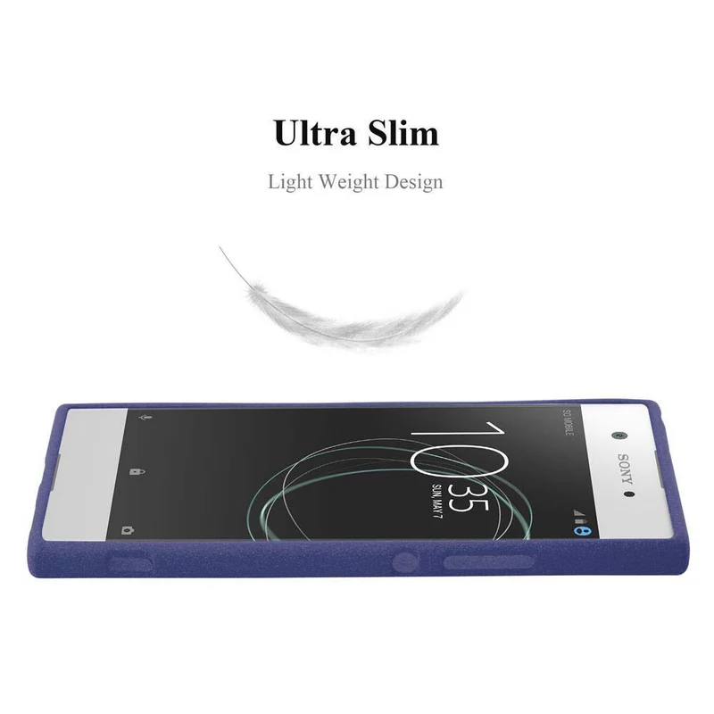 Cadorabo Hülle kompatibel mit Sony Xperia XA1 Schutzhülle aus flexiblem TPU Silikon