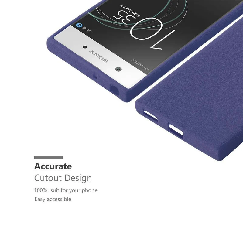 Cadorabo Hülle kompatibel mit Sony Xperia XA1 Schutzhülle aus flexiblem TPU Silikon