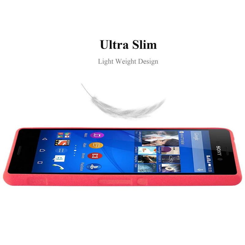 Cadorabo Hülle kompatibel mit Sony Xperia M4 AQUA Schutzhülle aus flexiblem TPU Silikon