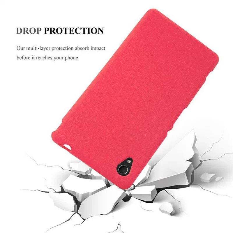 Cadorabo Hülle kompatibel mit Sony Xperia M4 AQUA Schutzhülle aus flexiblem TPU Silikon