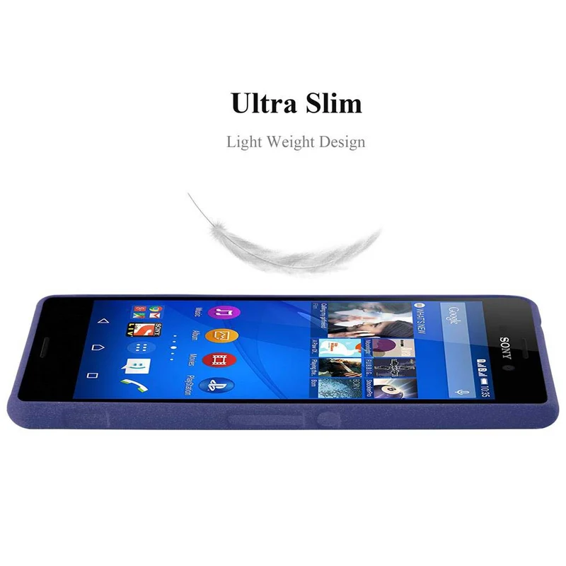 Cadorabo Hülle kompatibel mit Sony Xperia M4 AQUA Schutzhülle aus flexiblem TPU Silikon